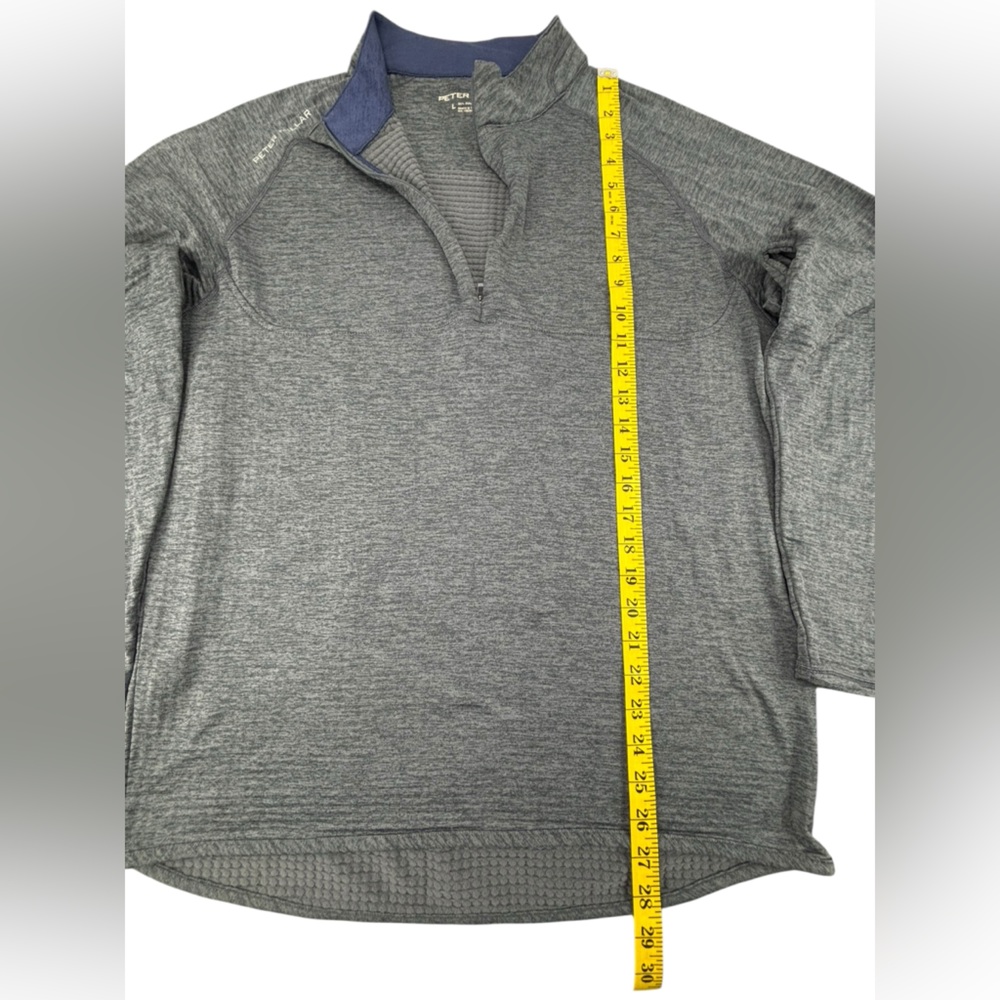 Peter Millar- Maven Performance 1/4 Zip- Color/Iron- Large- Excellent Condition! - Picture 4 of 9